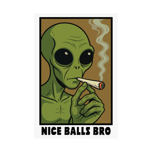 "Nice Balls Bro" Poster